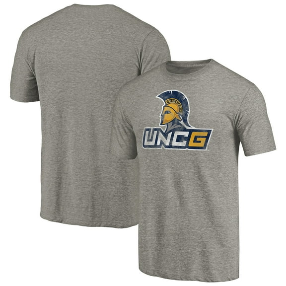 Men's Gray UNCG Spartans Classic Primary Tri-Blend T-Shirt
