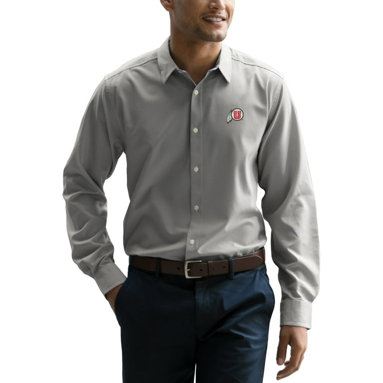Grey dress 2025 shirt walmart