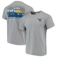 thumbnail image 1 of Men's Gray West Virginia Mountaineers Comfort Colors Campus Scenery T-Shirt, 1 of 4