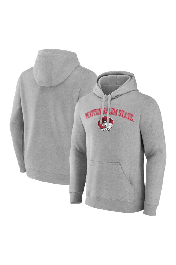 Men's Gray Winston-Salem State Rams Campus Pullover Hoodie