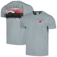 thumbnail image 1 of Men's Gray Wisconsin Badgers Campus Scene Comfort Colors T-Shirt, 1 of 3