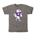 thumbnail image 1 of Men's Gray Wisconsin-Whitewater Warhawks Auxiliary Logo Tri-Blend T-Shirt, 1 of 2