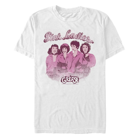 Men's Grease Retro Pink Ladies Graphic T-Shirt