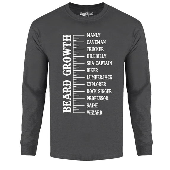 Men's Greatest Beard Long Sleeve Shirt - Beard Growth