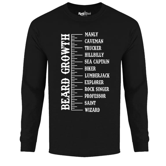 Men's Greatest Beard Long Sleeve Shirt - Beard Growth