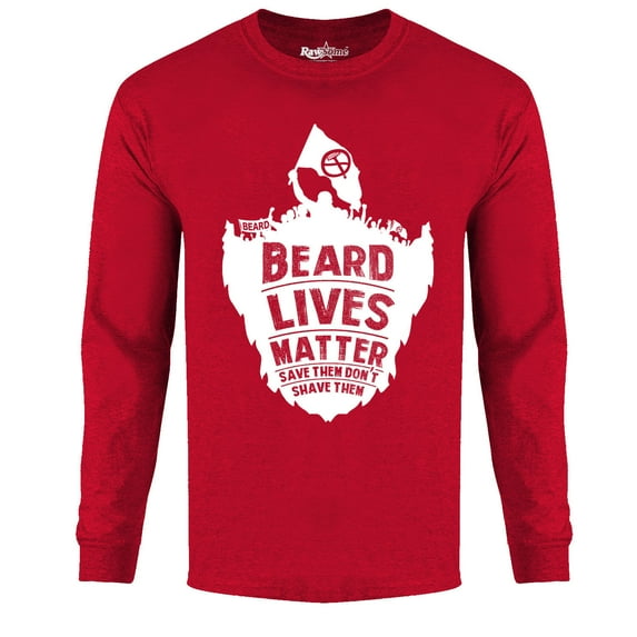 Men's Greatest Beard Long Sleeve Shirt - Beard Lives Matter