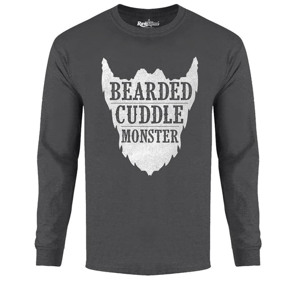 Men's Greatest Beard Long Sleeve Shirt - Bearded Cuddle Monster