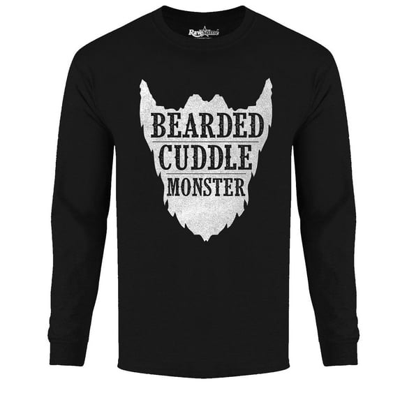 Men's Greatest Beard Long Sleeve Shirt - Bearded Cuddle Monster