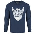 thumbnail image 1 of Men's Greatest Beard Long Sleeve Shirt - Bearded Cuddle Monster, 1 of 2