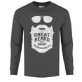 thumbnail image 1 of Men's Greatest Beard Long Sleeve Shirt - Great Beard Comes Great Responsibility, 1 of 2