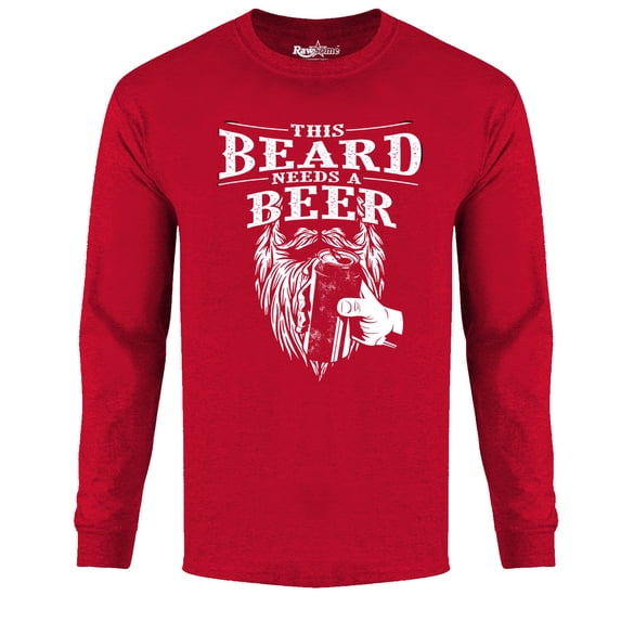 Men's Greatest Beard Long Sleeve Shirt - This Beard Needs