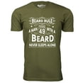 thumbnail image 1 of Men's Greatest Beard T-Shirt - Beard Rule A Man 49 With A Beard, 1 of 2