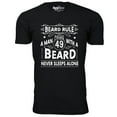 thumbnail image 1 of Men's Greatest Beard T-Shirt - Beard Rule A Man 49 With A Beard, 1 of 2
