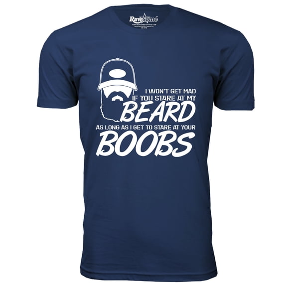 Men's Greatest Beard T-Shirt - If You Stare at My Beard