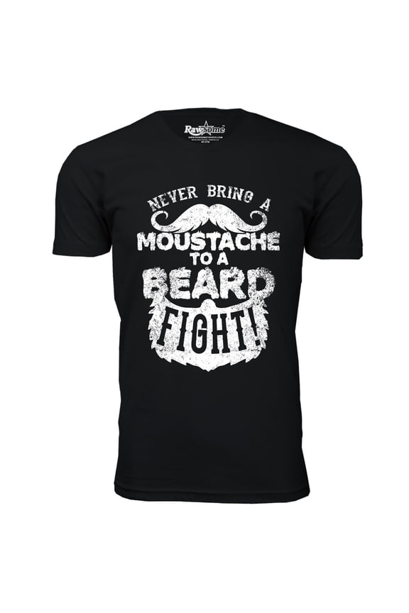 Men's Greatest Beard T-Shirt - Never Bring a Moustache to a Beard Fight