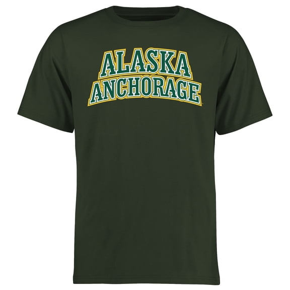 Men's Green Alaska Anchorage Seawolves Everyday T-Shirt