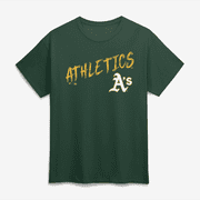 Mens Green Athletics Hustle T-Shirt