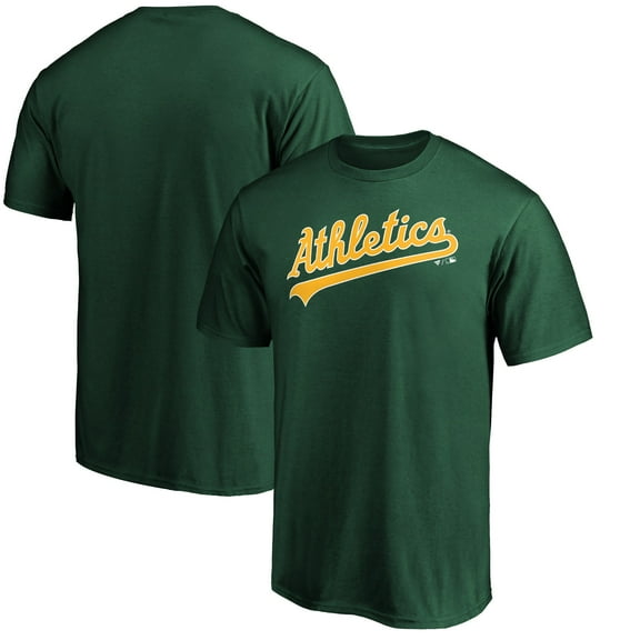Men's Green Athletics Official Wordmark Team T-Shirt