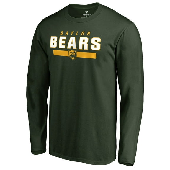 Men's Green Baylor Bears Team Strong Long Sleeve T-Shirt