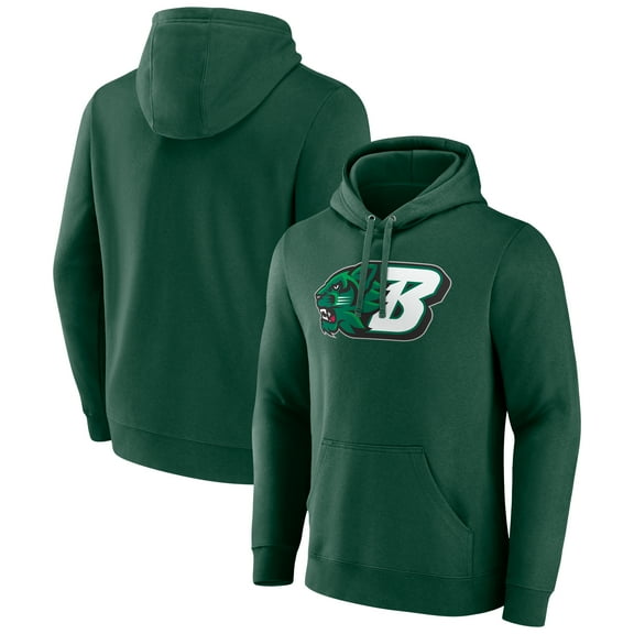Men's Green Binghamton Bearcats Primary Logo Pullover Hoodie