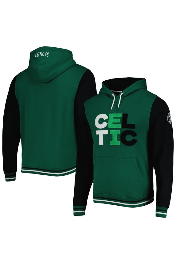 Men's Green/Black Celtic Lifestyle Pullover Hoodie
