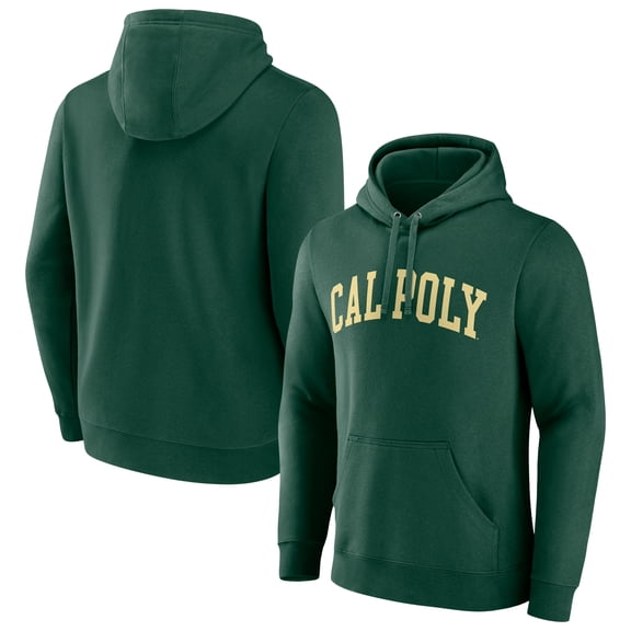 Men's Green Cal Poly Mustangs Arch Pullover Hoodie