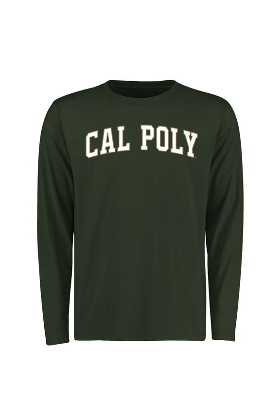 Men's Green Cal Poly Mustangs Everyday Long Sleeve T-Shirt