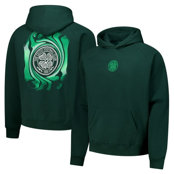 Men's Green Celtic Dream Oversized Pullover Hoodie