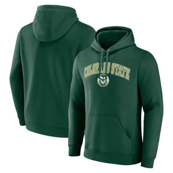 Men's Green Colorado State Rams Campus Pullover Hoodie