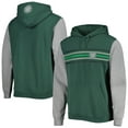 thumbnail image 1 of Men's Green/Gray Celtic Striped Raglan Pullover Hoodie, 1 of 3