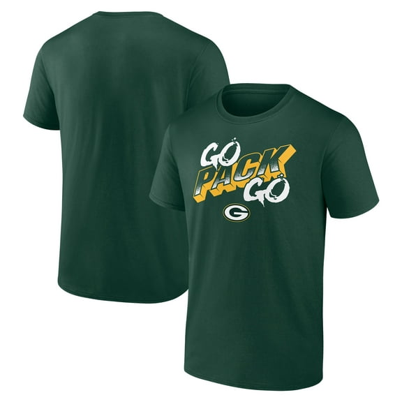 Men's Green Green Bay Packers Go Pack Go T-Shirt