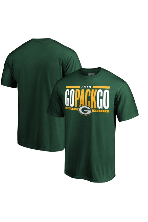 Men's Green Green Bay Packers Hometown Refresh Go Pack Go T-Shirt