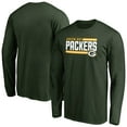 thumbnail image 1 of Men's Green Green Bay Packers Iconic Collection On Side Stripe Long Sleeve T-Shirt, 1 of 3