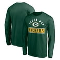 thumbnail image 1 of Men's Green Green Bay Packers Team Arch Knockout Long Sleeve T-Shirt, 1 of 3