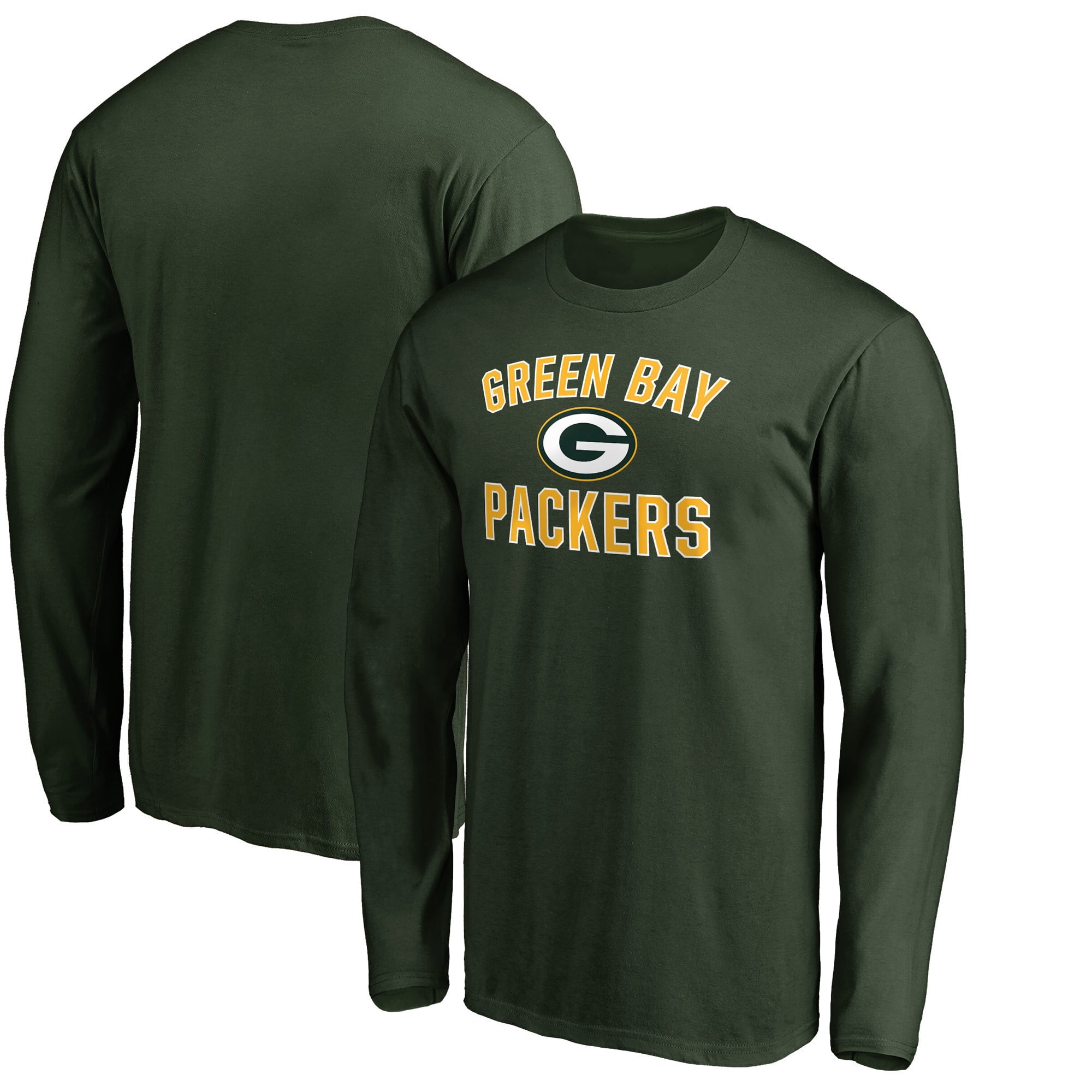 Men's Green Green Bay Packers Victory Arch Long Sleeve T-Shirt ...