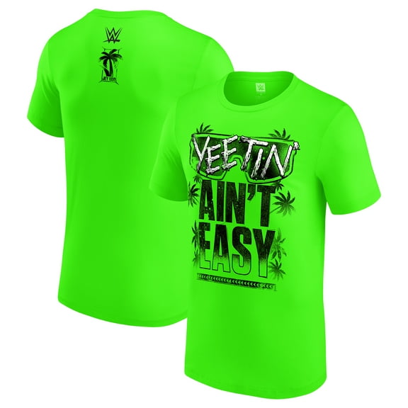 Men's Green Jey Uso Yeetin' Ain't Easy T-Shirt
