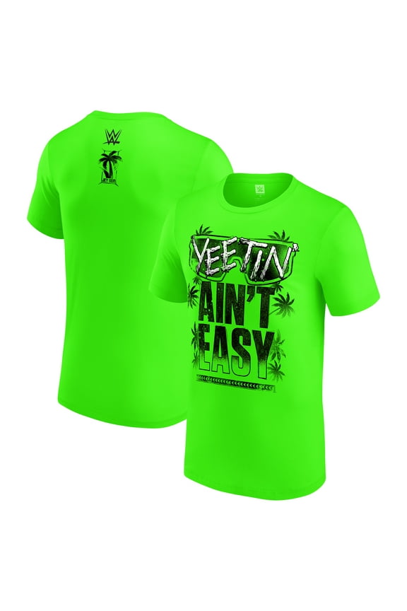 Men's Green Jey Uso Yeetin' Ain't Easy T-Shirt
