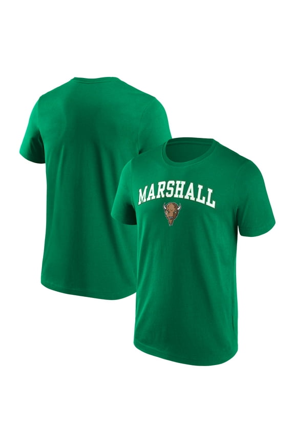 Men's Green Marshall Thundering Herd Campus Team T-Shirt
