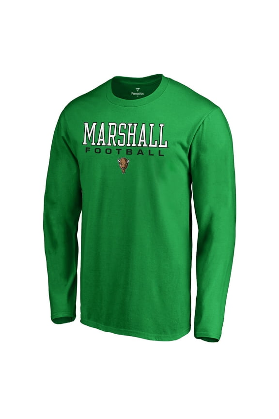 Men's Kelly Green Marshall Thundering Herd Team Unity Football Long Sleeve T-Shirt