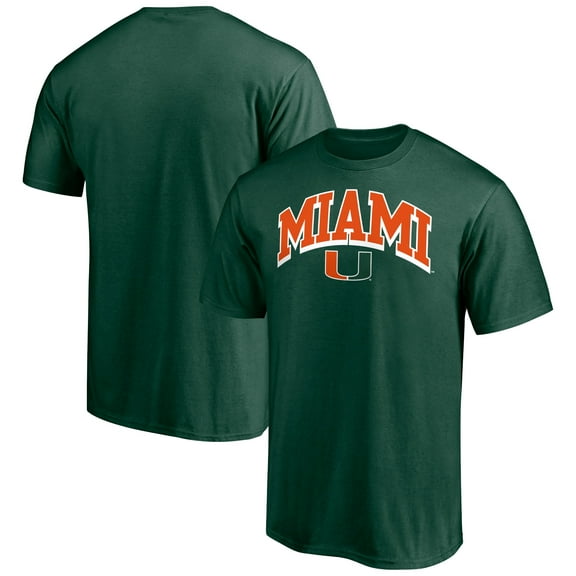 Men's Green Miami Hurricanes Line Corps T-Shirt