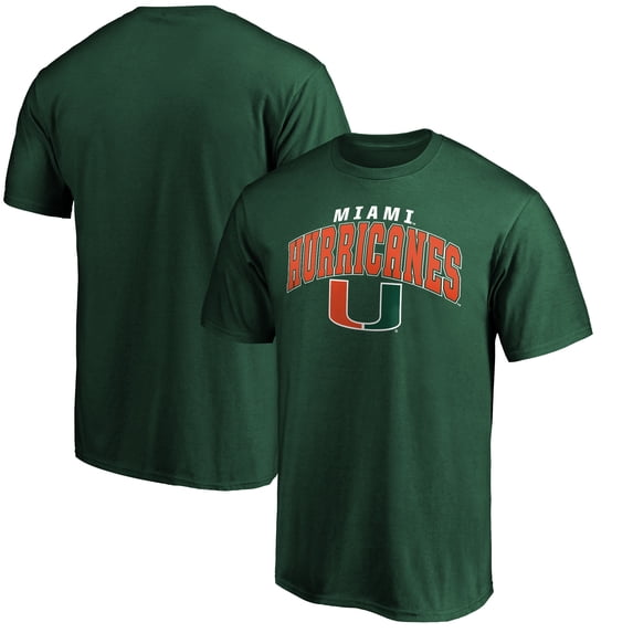 Men's Green Miami Hurricanes Steady T-Shirt