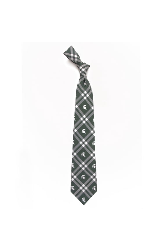 Men's Green Michigan State Spartans Rhodes Tie