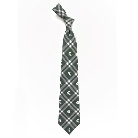 Men's Green Michigan State Spartans Rhodes Tie