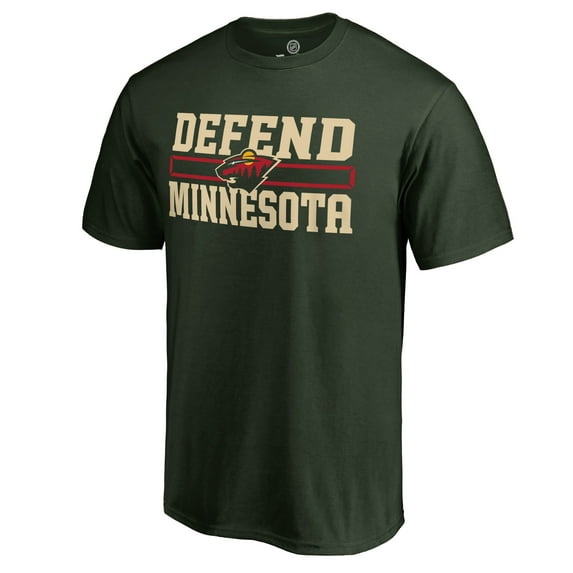Men's Green Minnesota Wild Hometown Collection Defend T-Shirt