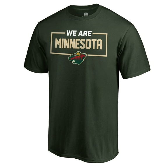 Men's Green Minnesota Wild Iconic Collection We Are T-Shirt