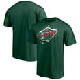 thumbnail image 1 of Men's Green Minnesota Wild Snow Logo T-Shirt, 1 of 3