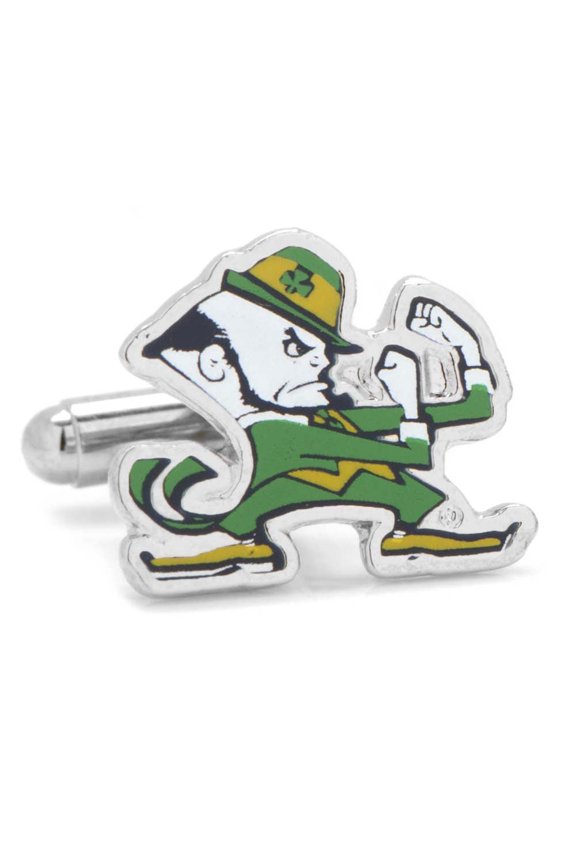 Men's Green Notre Dame Fighting Irish Cufflinks