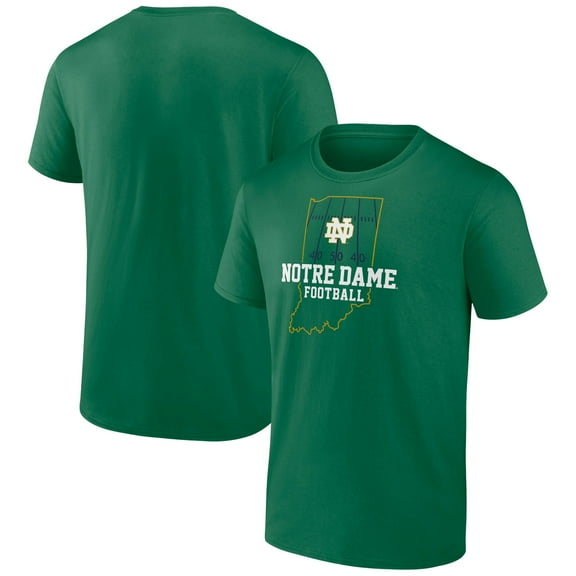 Men's Green Notre Dame Fighting Irish State Field T-Shirt