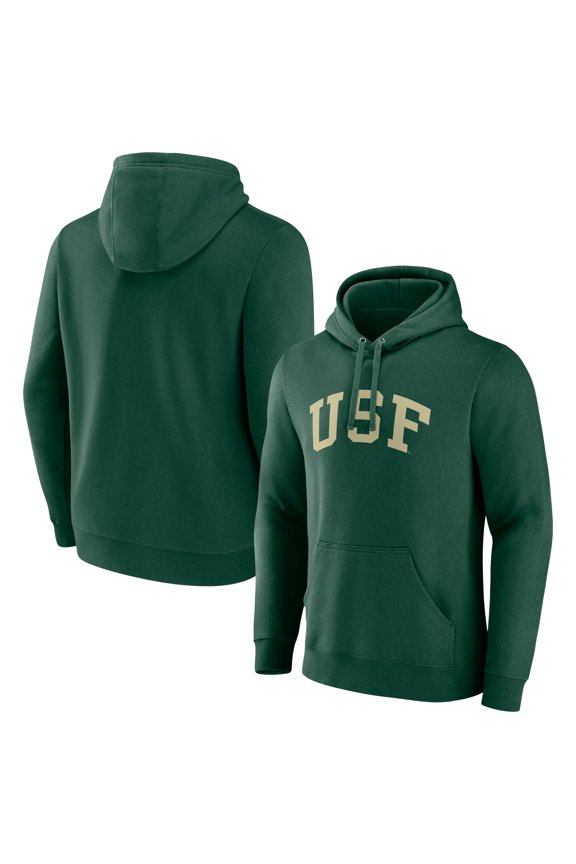 Men's Green South Florida Bulls Arch Pullover Hoodie