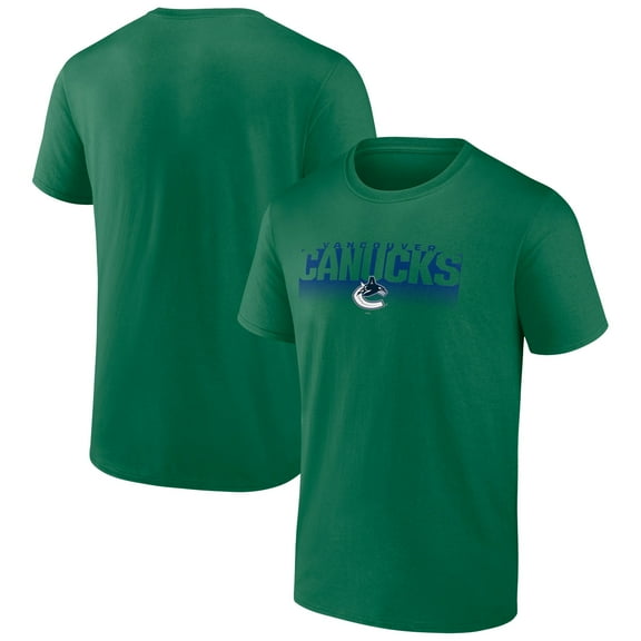 Men's Green Vancouver Canucks Solid Formation T-Shirt
